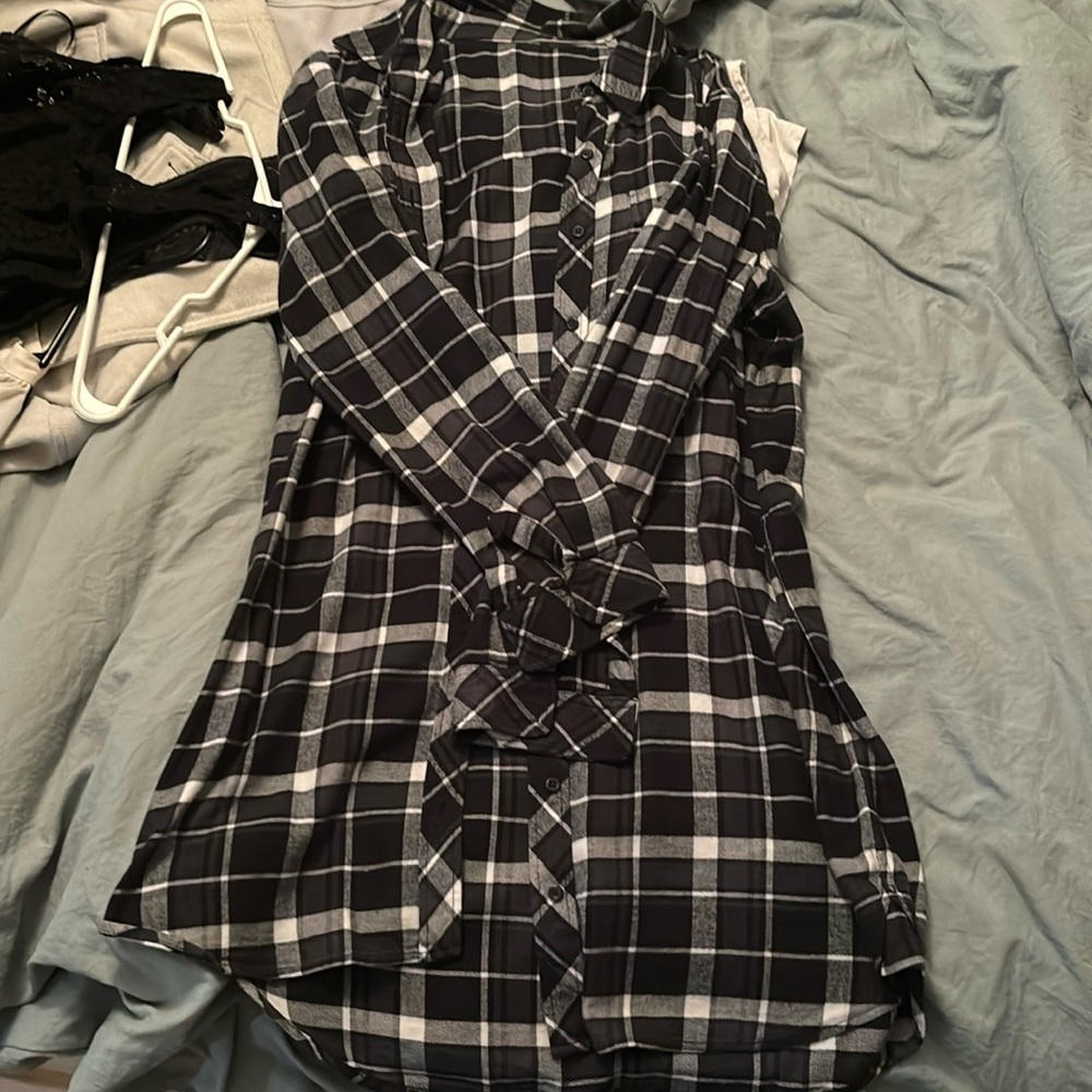 Knee Length Soft Flannel - Athleta great Condition